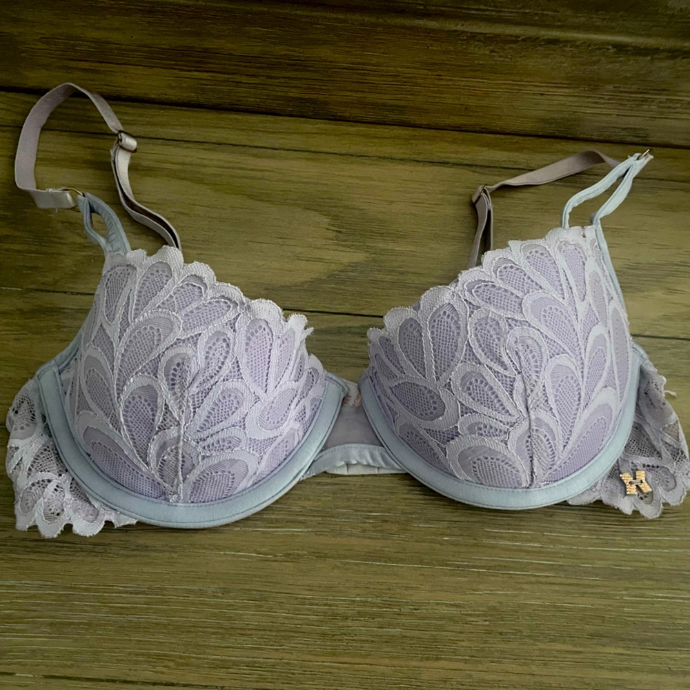 Savage x Fenty Lavender Lace Underwire Bra